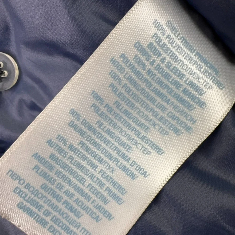 Ralph Lauren Infant Down Puffer Jacket Size 6M‎ Navy Pony Pockets Preppy City